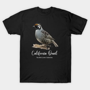 California Quail - The Bird Lover Collection T-Shirt